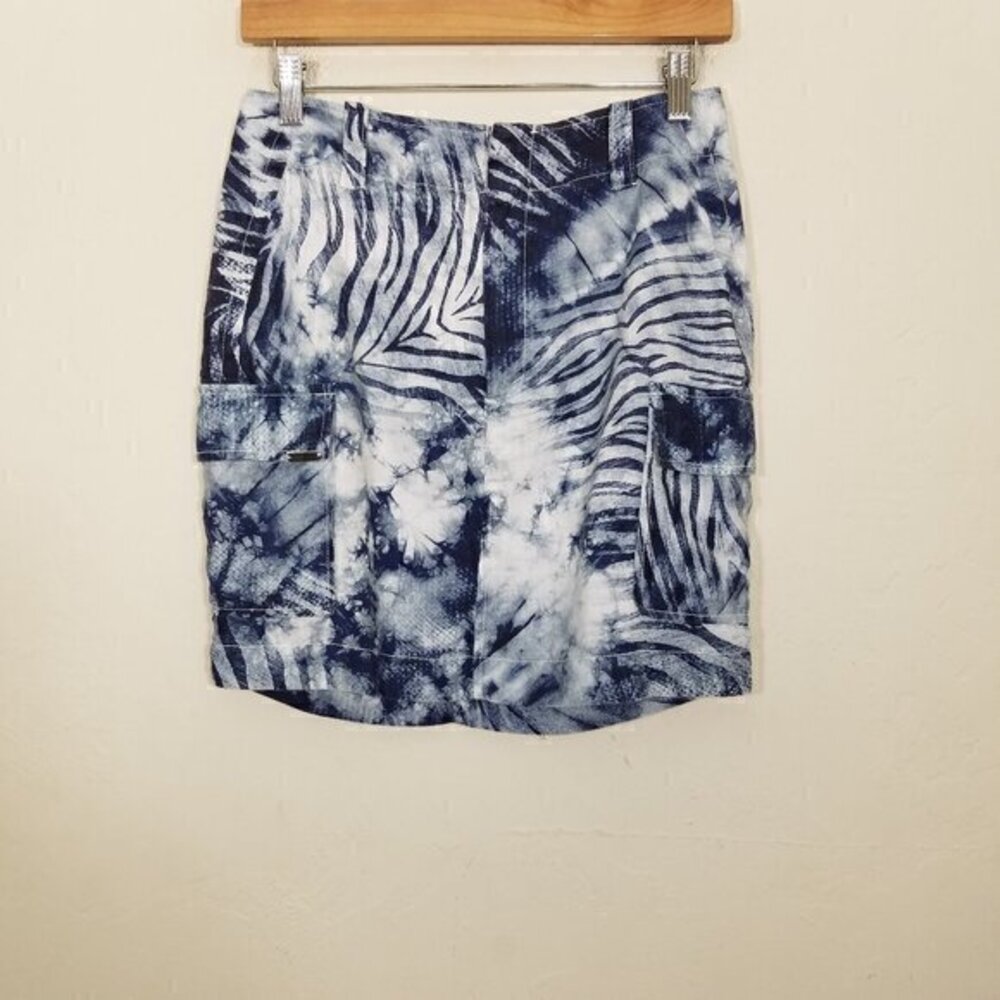 Guess Linen Caro Mini Skirt Size 4